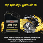 AW 32 Hydraulic Oil to Optimize Machine Performance and Prevent Overheating, Wear & Costly Breakdowns