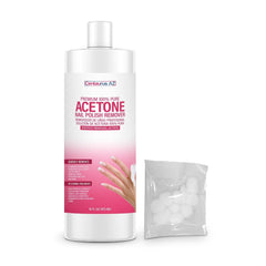Centaurus AZ 100% Pure Acetone 16oz - Pro Nail & Gel Remover