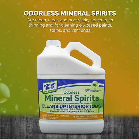 Klean Strip Green Odorless Mineral Spirits - 1 Gal. Paint Thinner & Cleaner