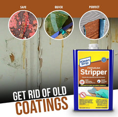 Klean Strip Premium: Fast Paint, Varnish & Epoxy Remover -32 oz