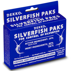 Dekko Silverfish Paks: Eco-Friendly & Safe Pest Control - 1 Pack