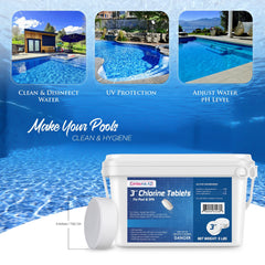 Centaurus AZ 3-Inch Slow-Dissolving Chlorine Tablets – 5 lb