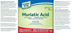 Eco-Friendly Klean Strip Green Muriatic Acid for Masonry & Concrete - 1 Gallon