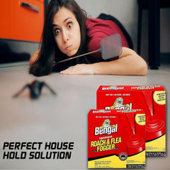 Bengal Roach Fogger 2-Pack: Fast Indoor Roach & Egg Killer