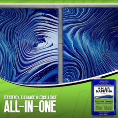 Crown Fast-Dry Mineral Spirits Thinner - VM&P Naphtha for Pro Use- 1 Quart
