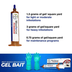 Maxforce FC Magnum Roach Killer Gel - Colony Control Bait - 33 G