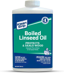 Klean Strip Boiled Linseed Oil: Protect, Seal & Finish Wood - 1 Quart