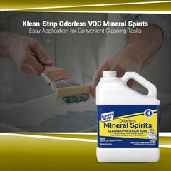 Klean Strip Odorless Mineral Spirits - Low VOC Paint Thinner 1 Gal
