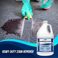 Centaurus AZ Muriatic Acid - Concrete, Masonry & Pool pH Cleaner - 1gal