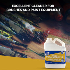 Klean Strip Odorless Mineral Spirits 1 Gal - Safe, Powerful Degreaser