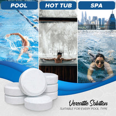 Centaurus AZ 1-Inch Slow-Dissolving Pool Chlorine Tablets - 3 lb