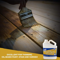 Klean Strip Odorless Mineral Spirits 1 Gal - Safe, Powerful Degreaser