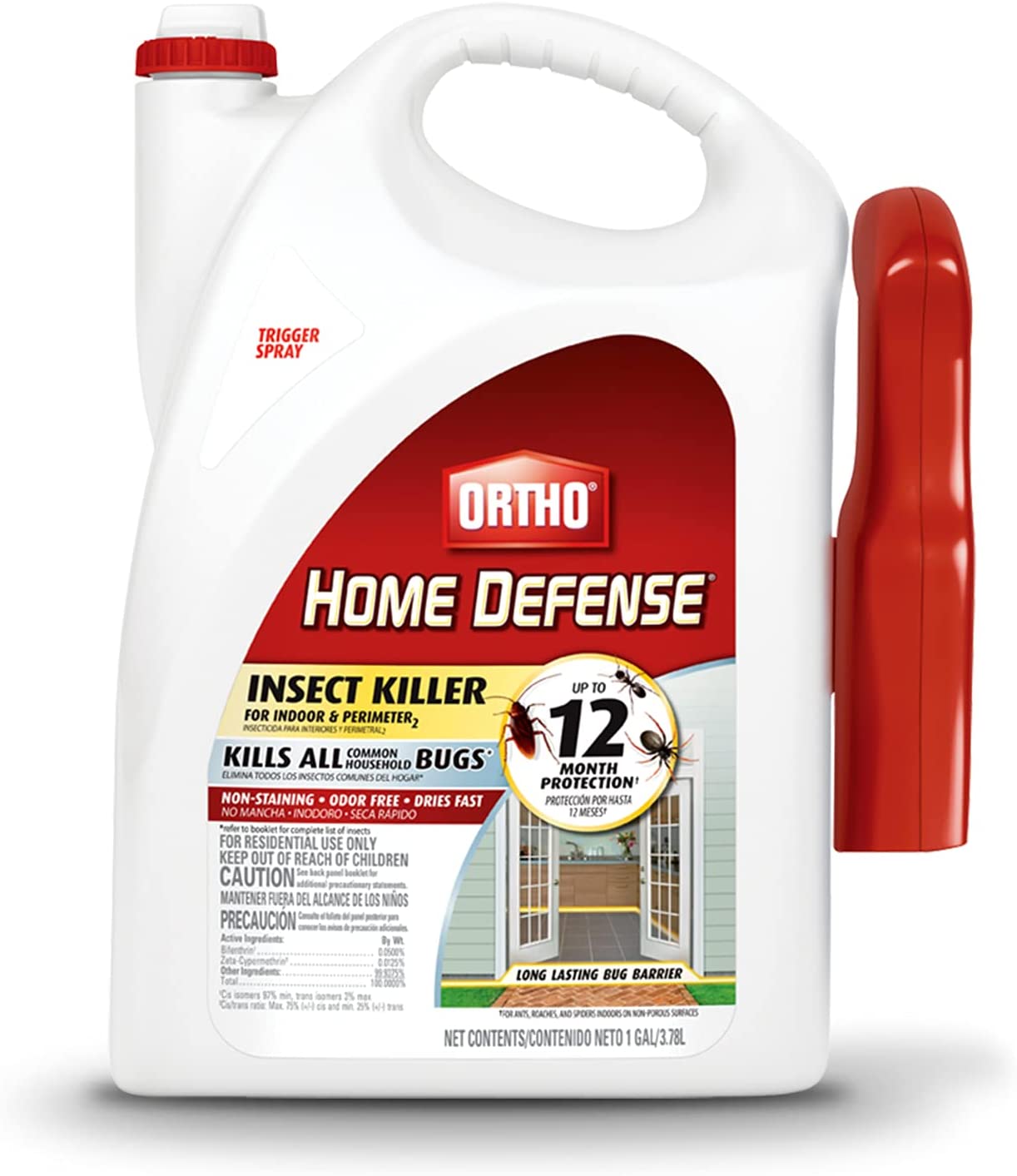 Ortho Home Defense Insect Killer Non Staining 1 Gallon ORO220810