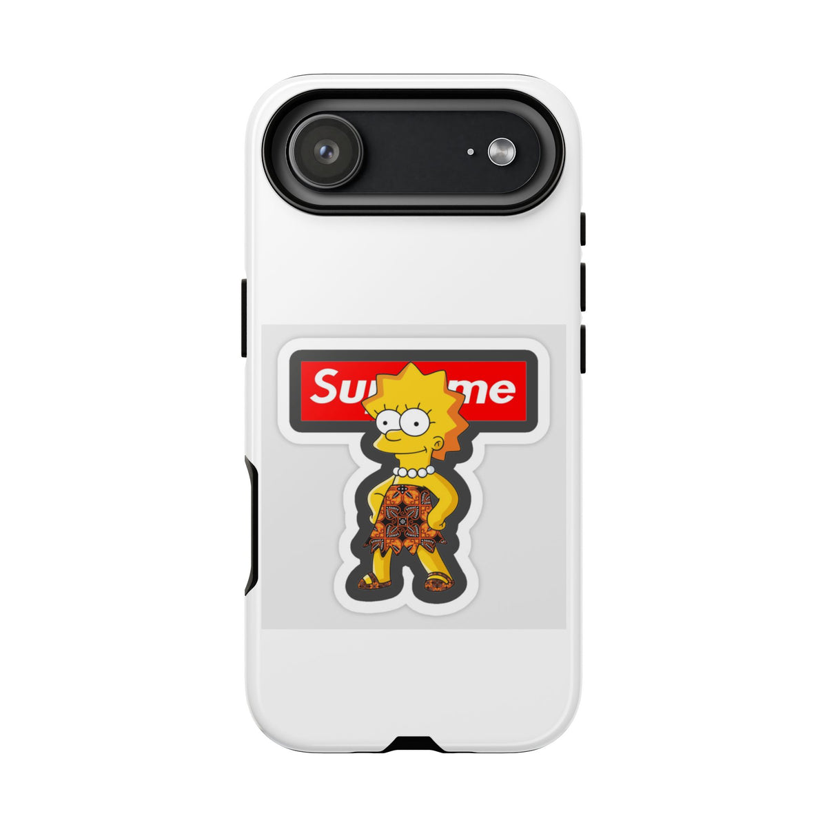 Supreme Lisa Simpson Tough Phone Case — Graphic Pop Culture iPhone Cover