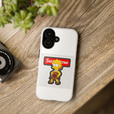 Supreme Lisa Simpson Tough Phone Case — Graphic Pop Culture iPhone Cover