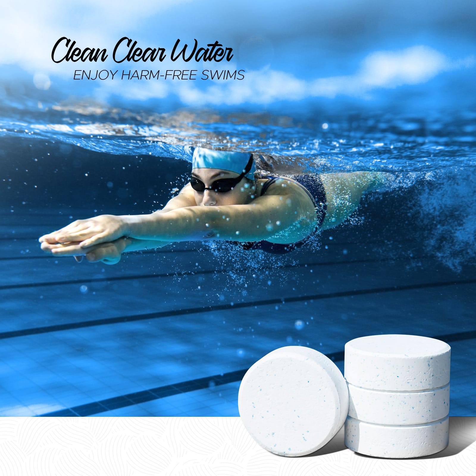 Centaurus AZ 3-Inch Slow-Dissolving Chlorine Tablets – 5 lb