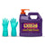 Centaurus AZ Purple Power Pumice Hand Cleaner - Degreaser Cleaner - Hand Cleaner for Auto Mechanics - Removes Toughest Stain Quickly from Hand - Available with Premium Quality Gloves- 1/2 Gallon