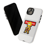 Supreme Lisa Simpson Tough Phone Case — Graphic Pop Culture iPhone Cover