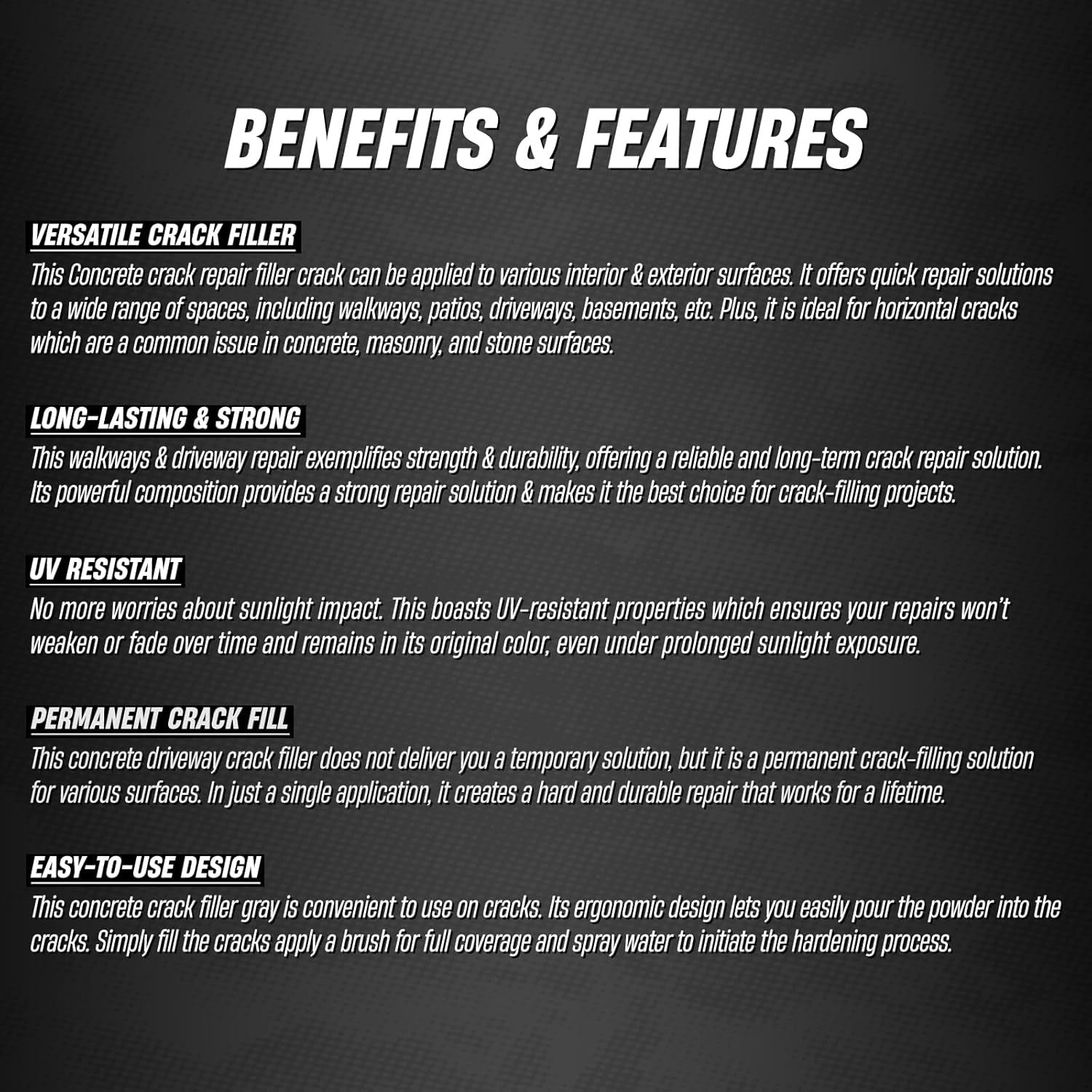 DAP Gray Concrete Crack Filler: Easy, Durable Outdoor & Indoor Repair - 1.62 Lbs