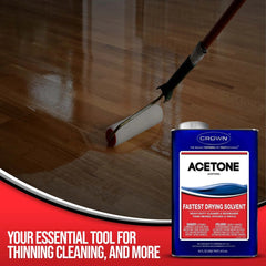 Crown Acetone 32oz: Fast-Drying Multi-Purpose Solvent & Cleaner