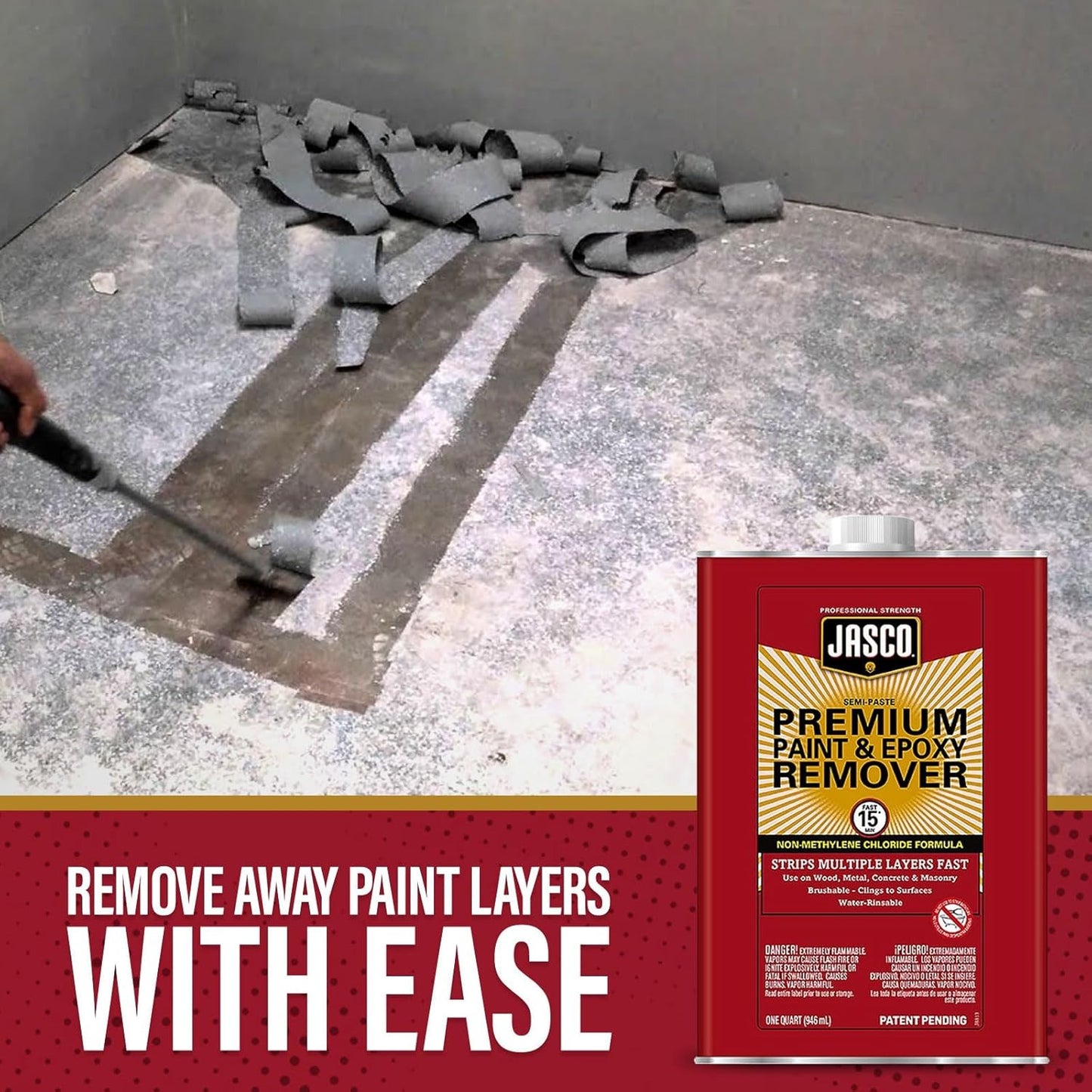 Jasco Heavy-Duty Multi-Surface Paint & Epoxy Remover - 1 Qt