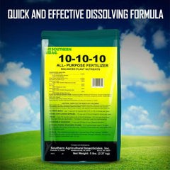 Southern Ag 10-10-10 All-Purpose Fertilizer - Garden & Lawn - 5 lb