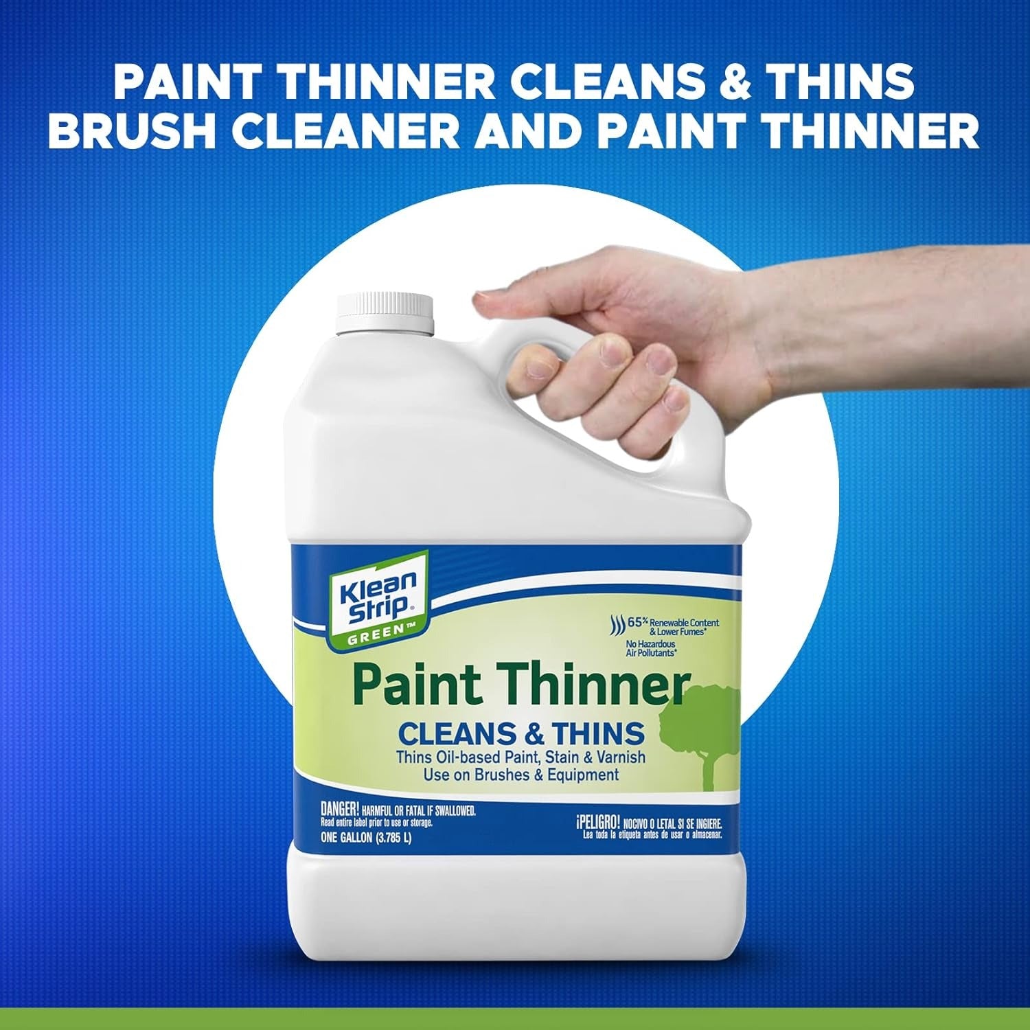 Klean Strip Low Odor Paint Thinner - Oil-Based & Cleaner 1 Gal