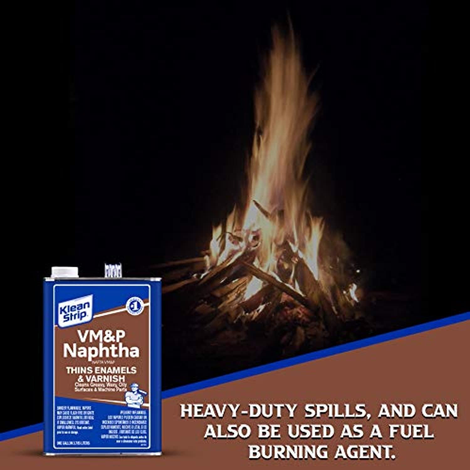 Klean-Strip VM&P Naphtha: Fast-Drying Paint Thinner & Degreaser, 1 Gal