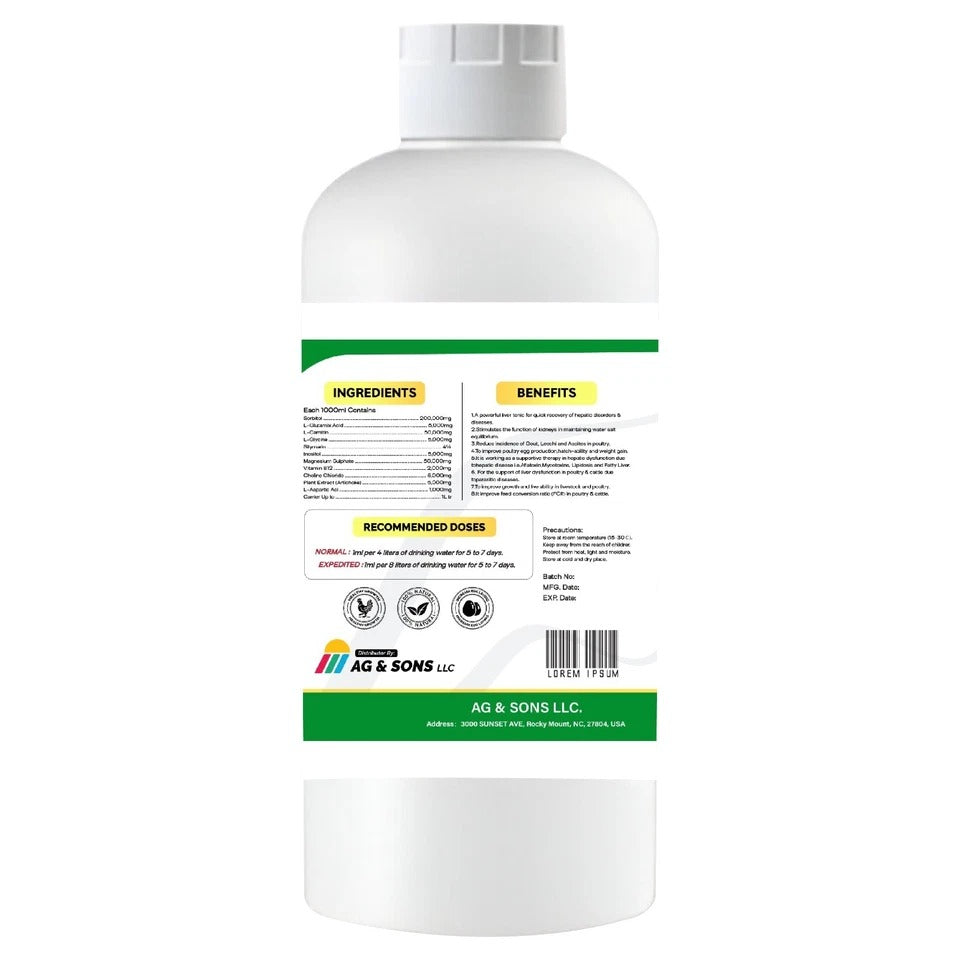 Organic Poultry Supplement – Immunity, Egg & Digestive Support – 32oz