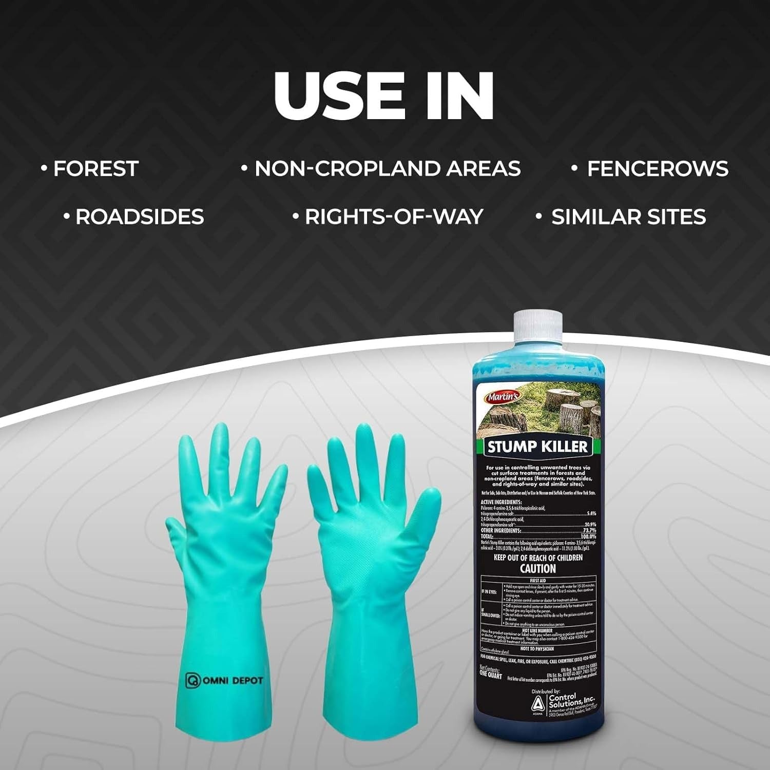 Martin Stump Killer: Ready-to-Use Tree & Stump Remover - 1 Qt