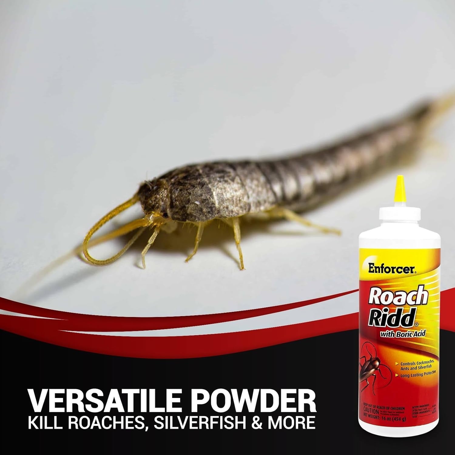 Non-Staining Roach Killer Powder - Odorless Pest Control -16oz