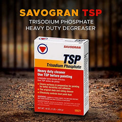 Savogran TSP Heavy-Duty Cleaner - Paint Prep & Concrete Degreaser - 1 lb