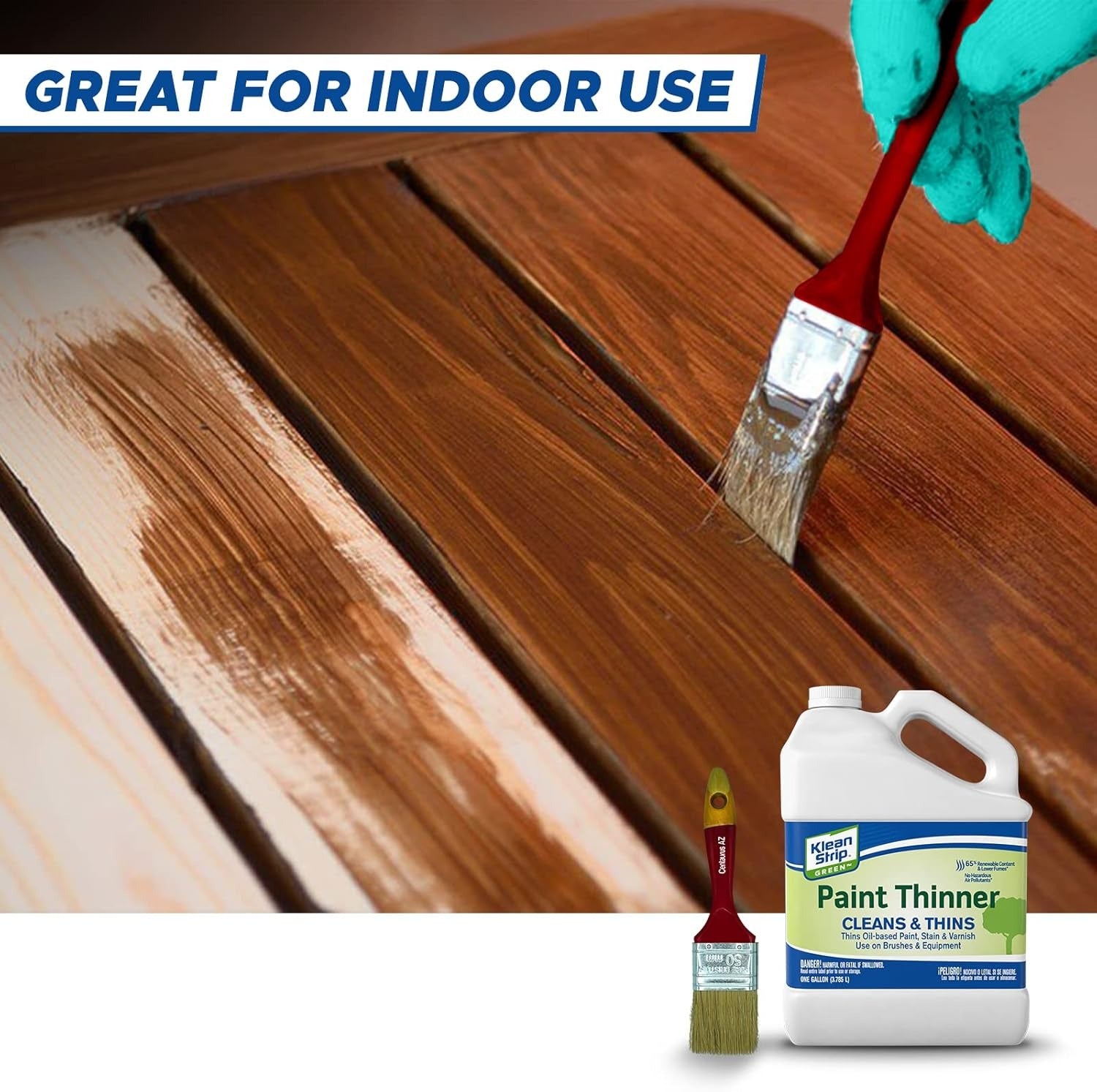 Klean Strip Low Odor Paint Thinner - Oil-Based & Cleaner 1 Gal