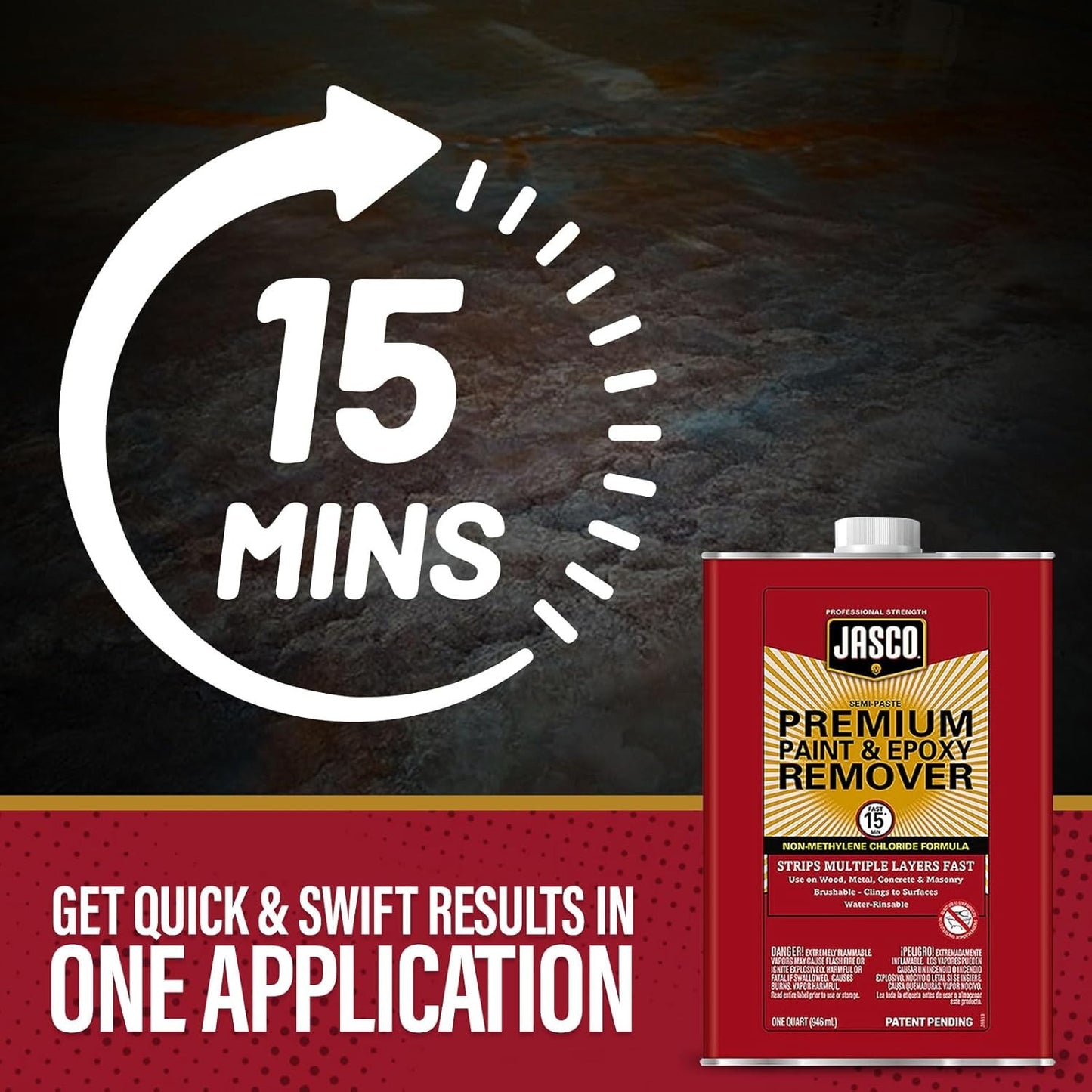 Jasco Heavy-Duty Multi-Surface Paint & Epoxy Remover - 1 Qt