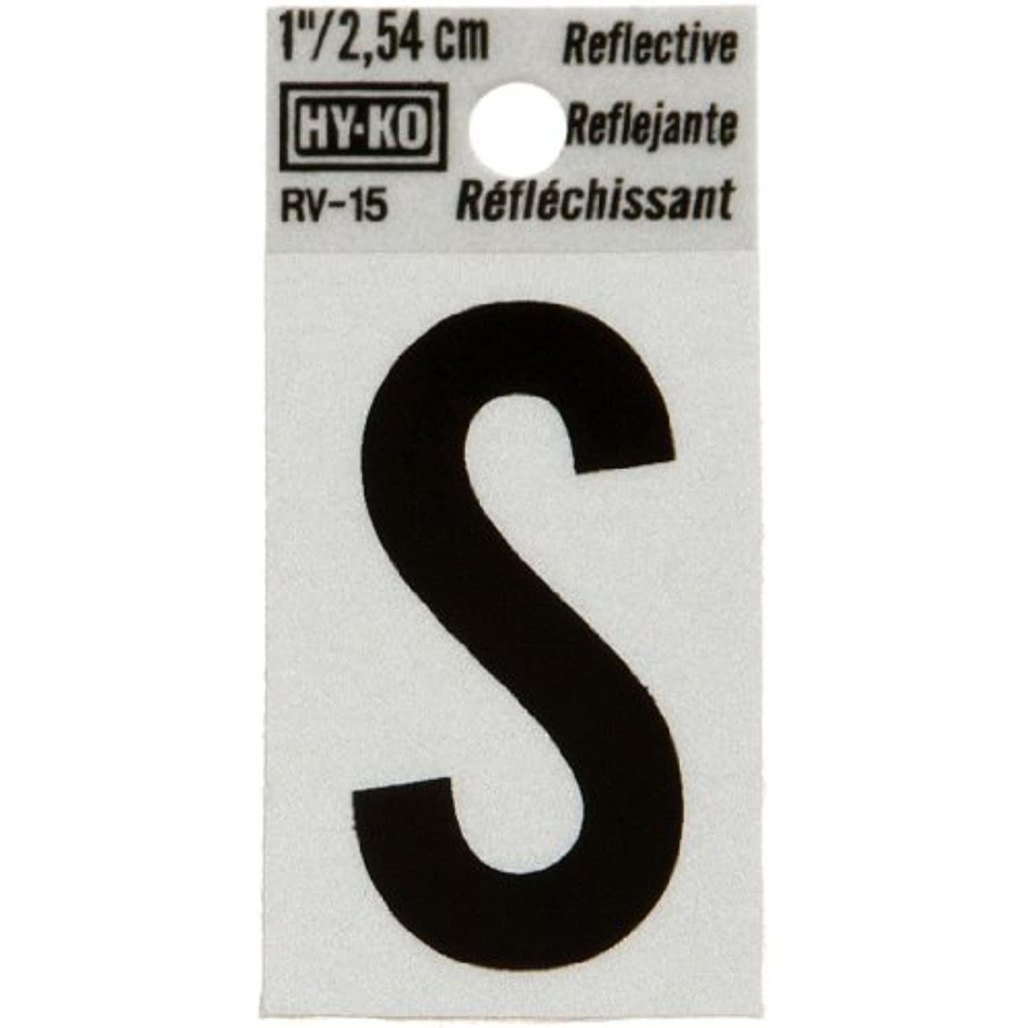 Reflective Letter Sign [Set of 10] Letter: S