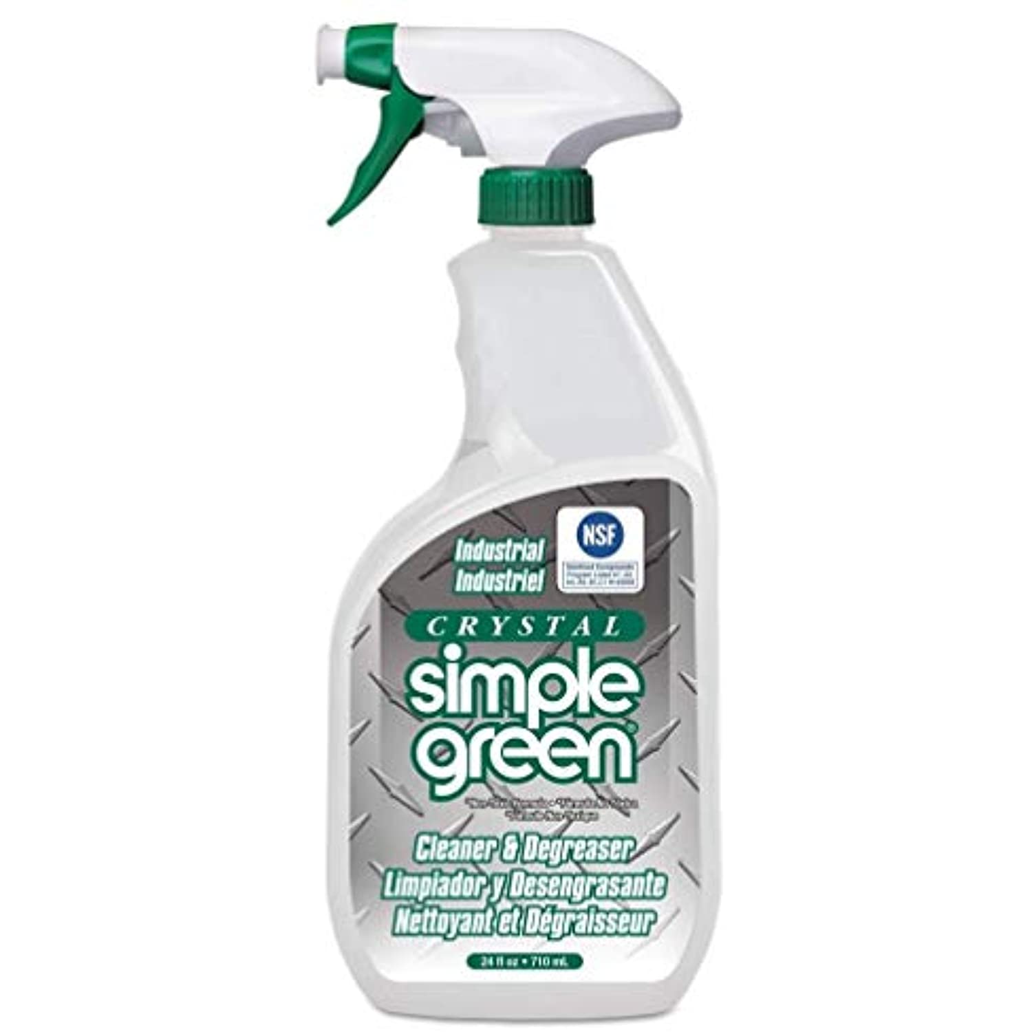 Simple Green 19024 Crystal Industrial Cleaner/Degreaser, 24oz Bottle