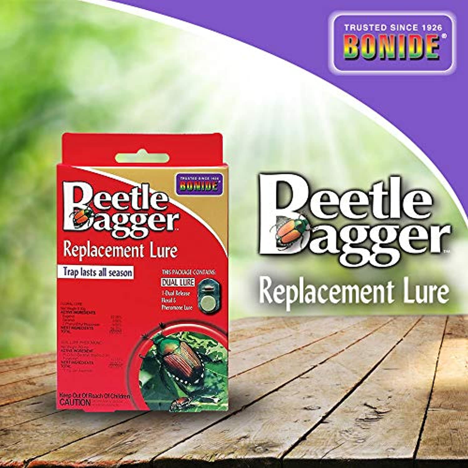Bonide Beetle Bagger Replacement Dual Release Lure (For Japanese Beetle Traps)