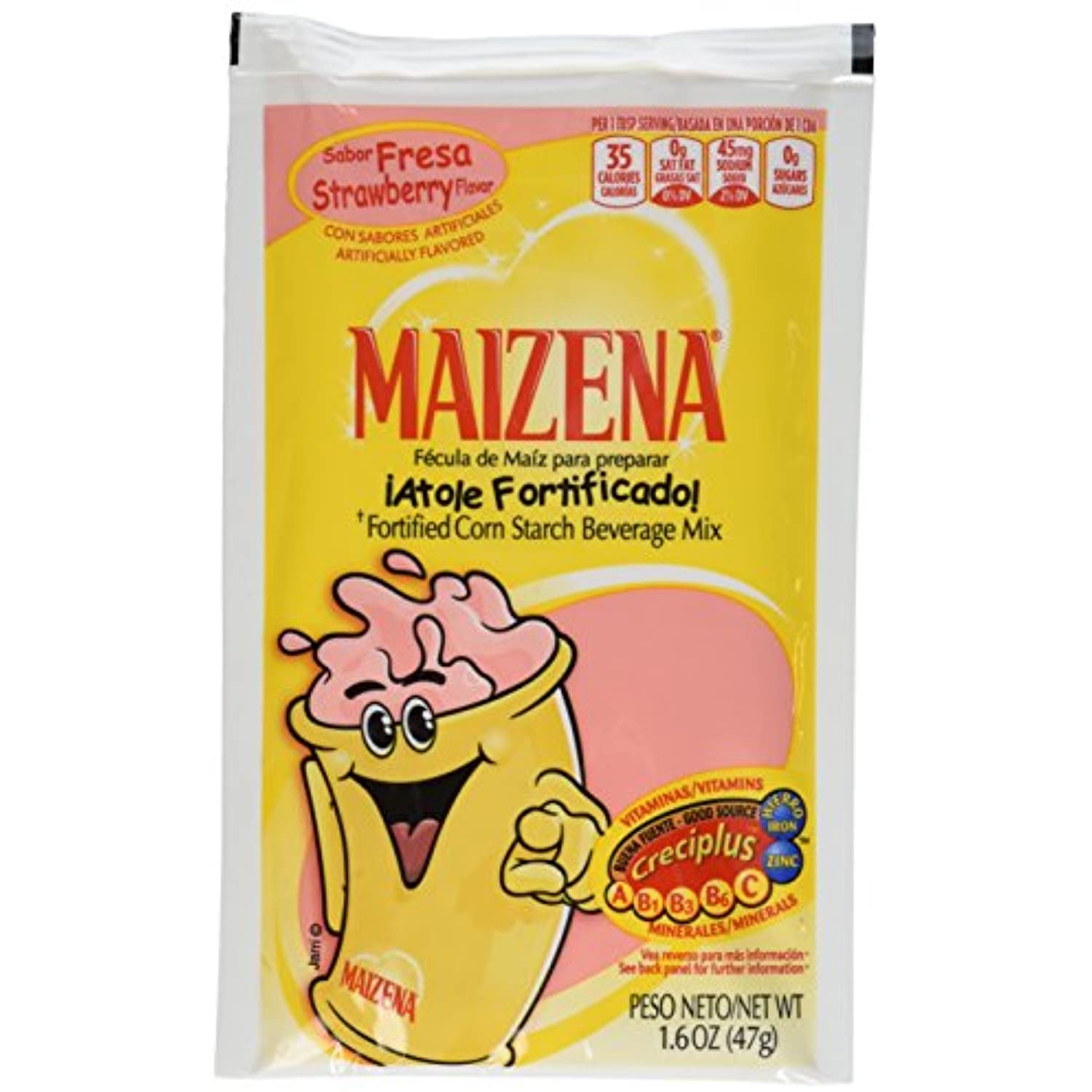 Flavored Mexican Atole 1.6oz (10 Pack) (Strawberry)