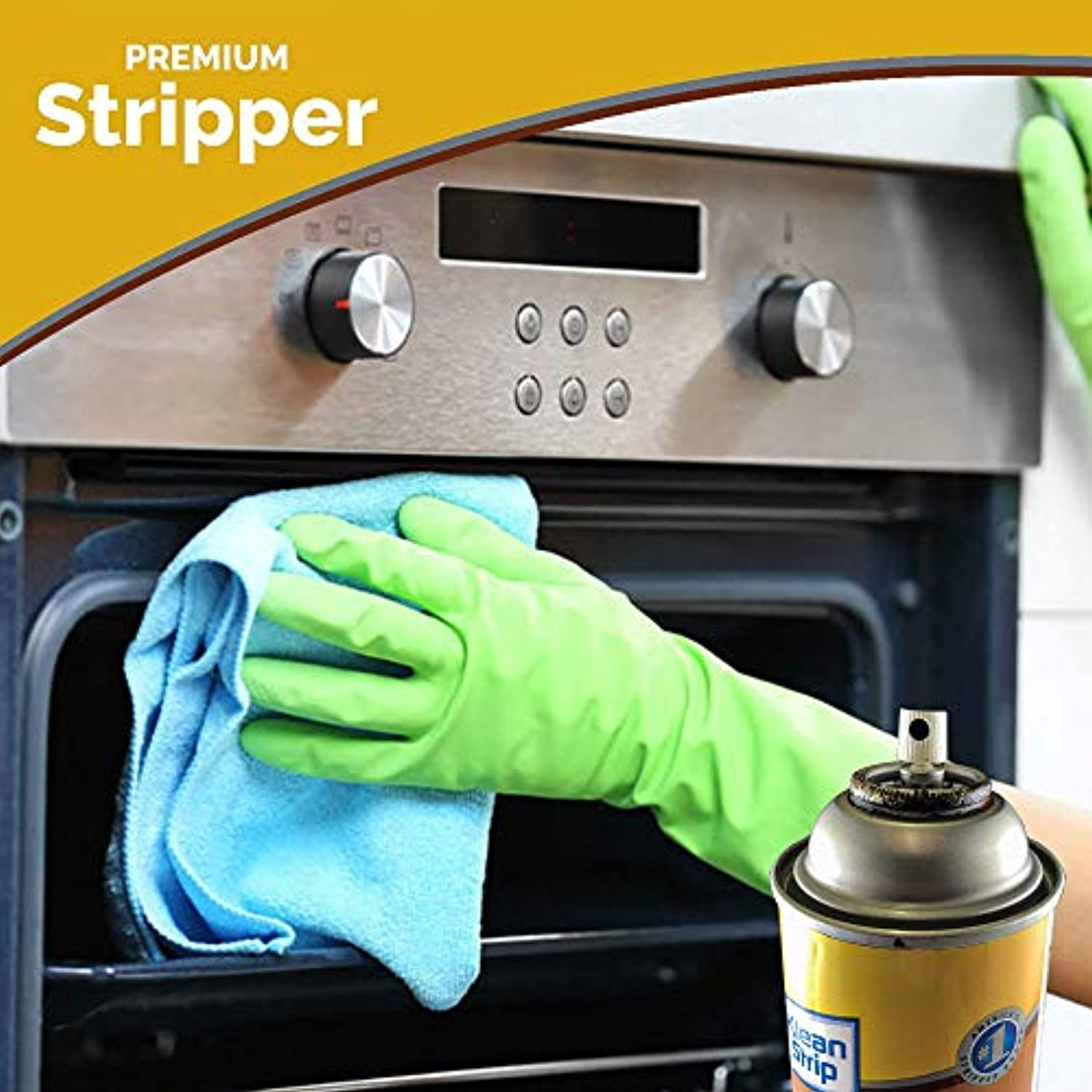 Premium Spray Stripper Aerosol Non-Methylene Chloride 16 oz, Removes Latex, Oil-Based Paint, Polyurethane from Wood, Metal and Masonry Surfaces