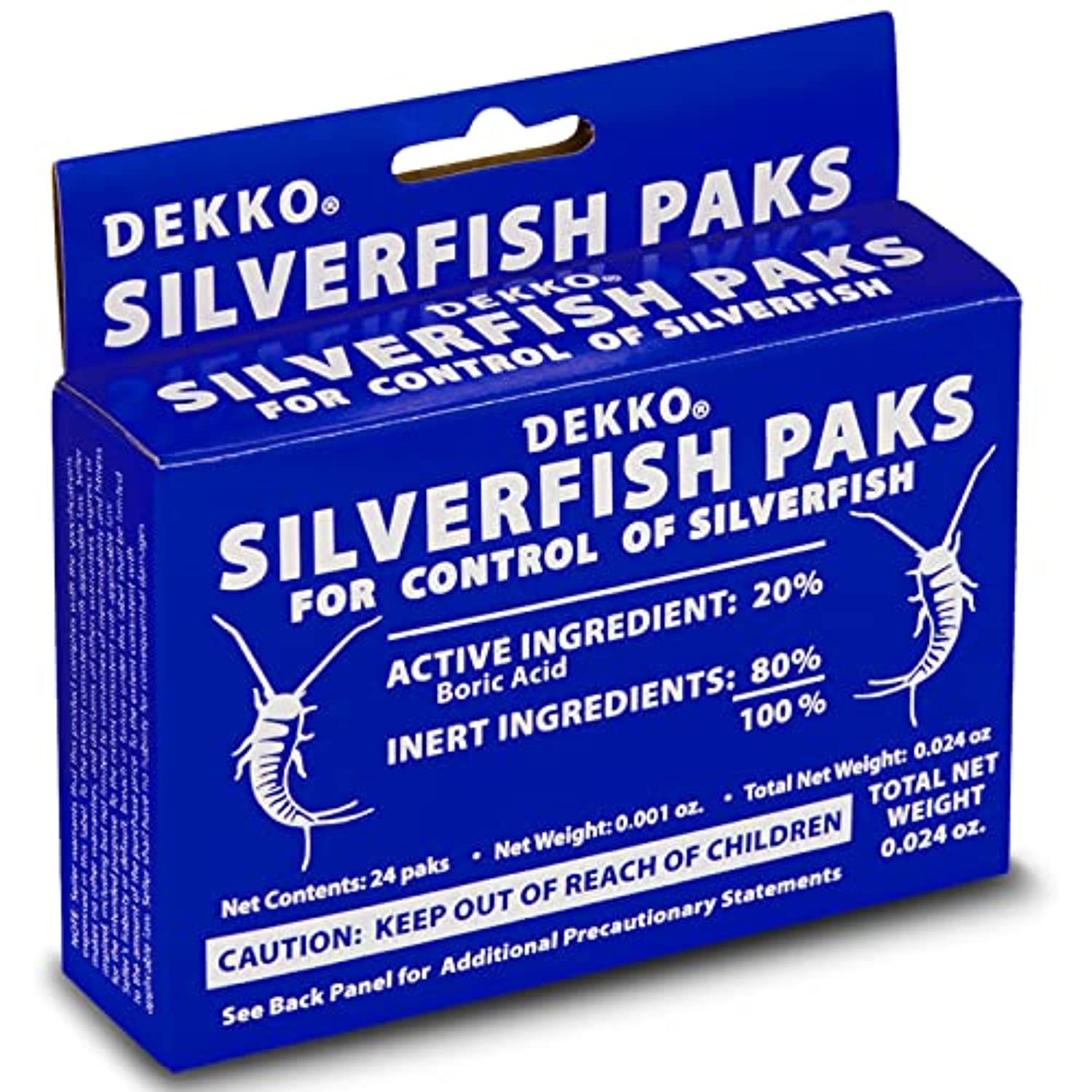 Dekko Silverfish Paks Perfect Indoor and Outdoor Household Solution Eco Friendly Available with Premium Quality Centaurus AZ Gloves- 1 Pack
