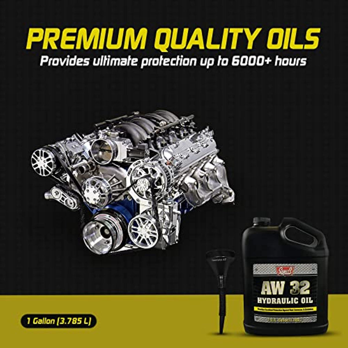 Super S Engine Protector AW32 Hydraulic Oil, Long Lasting gears & Comp