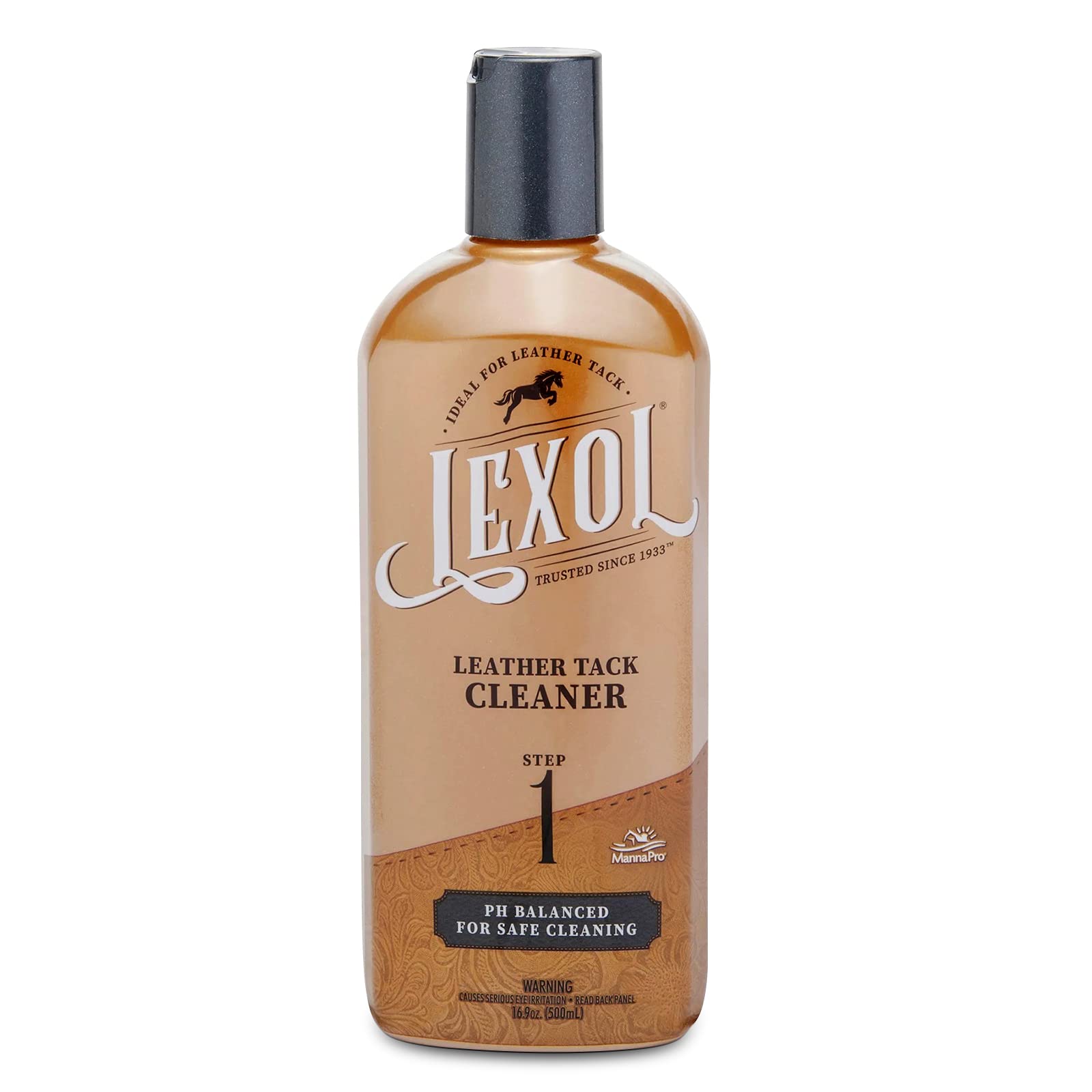 Lexol PH Leather Cleaner-Perfect Leather Care for Furniture, Handbags, Car, Shoes-Effective Leather Cleaner For Furniture-Automotive Interior Cleaner- Comes with Premium Quality Gloves-16.9oz