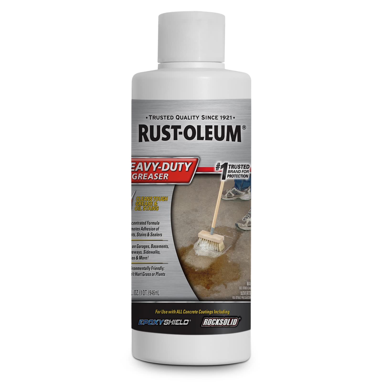 Centaurus AZ Rust Oleum Concentrated Heavy duty Degreaser-Ideal Garage Floor Cleaner-Effective Degreaser Cleaner Heavy duty Automotive-Available with Premium Quality Gloves-32oz