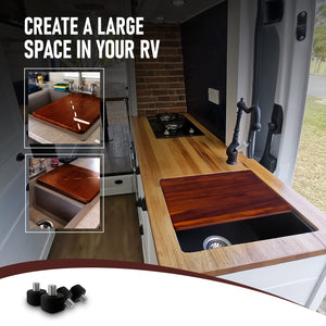 RV Life - Custom Cutting Board Kitchen Counter Extension 