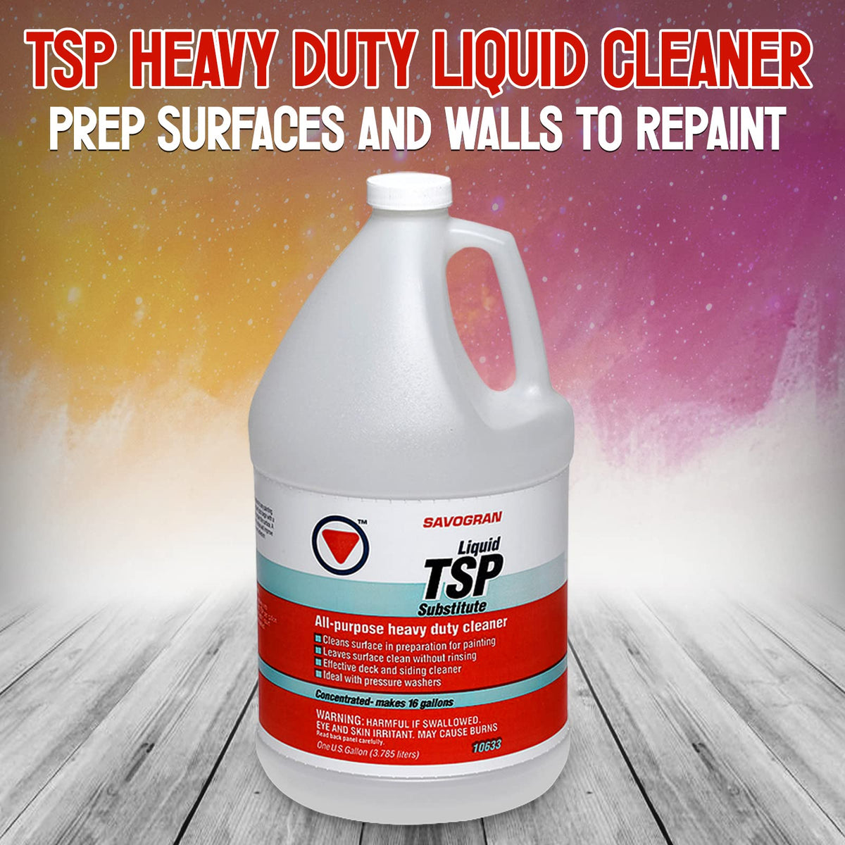 Savogran Concentrated TSP Liquid TSP Cleaner and Degreaser AllPur