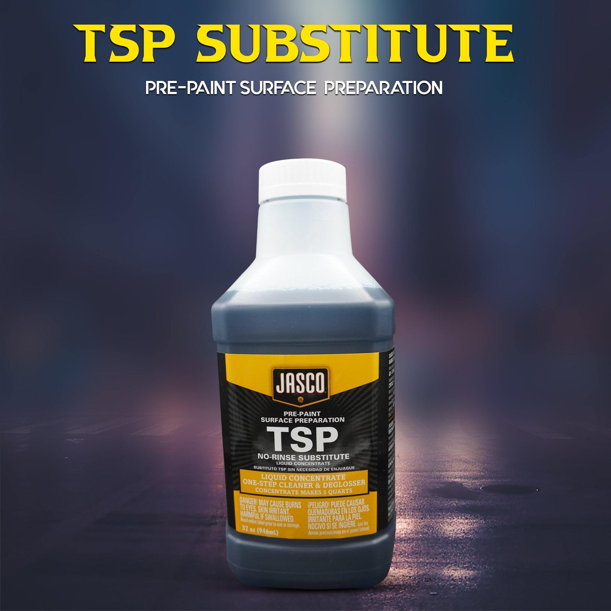 JASCO TSP Substitute Solutions Tri-Sodium Phosphate Extremely Strong and Effective All-Purpose Cleaner Heavy-Duty Degreasing and Deglossing Plus Centaurus AZ Gloves, 1 Quart Concentrated - CENTAURUS AZ